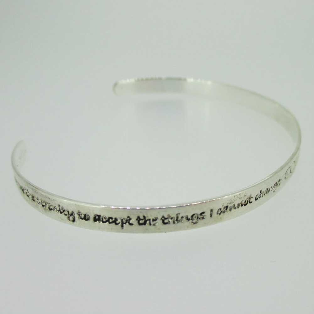 Sterling Silver Inspirational Words Courage Faith… - image 4