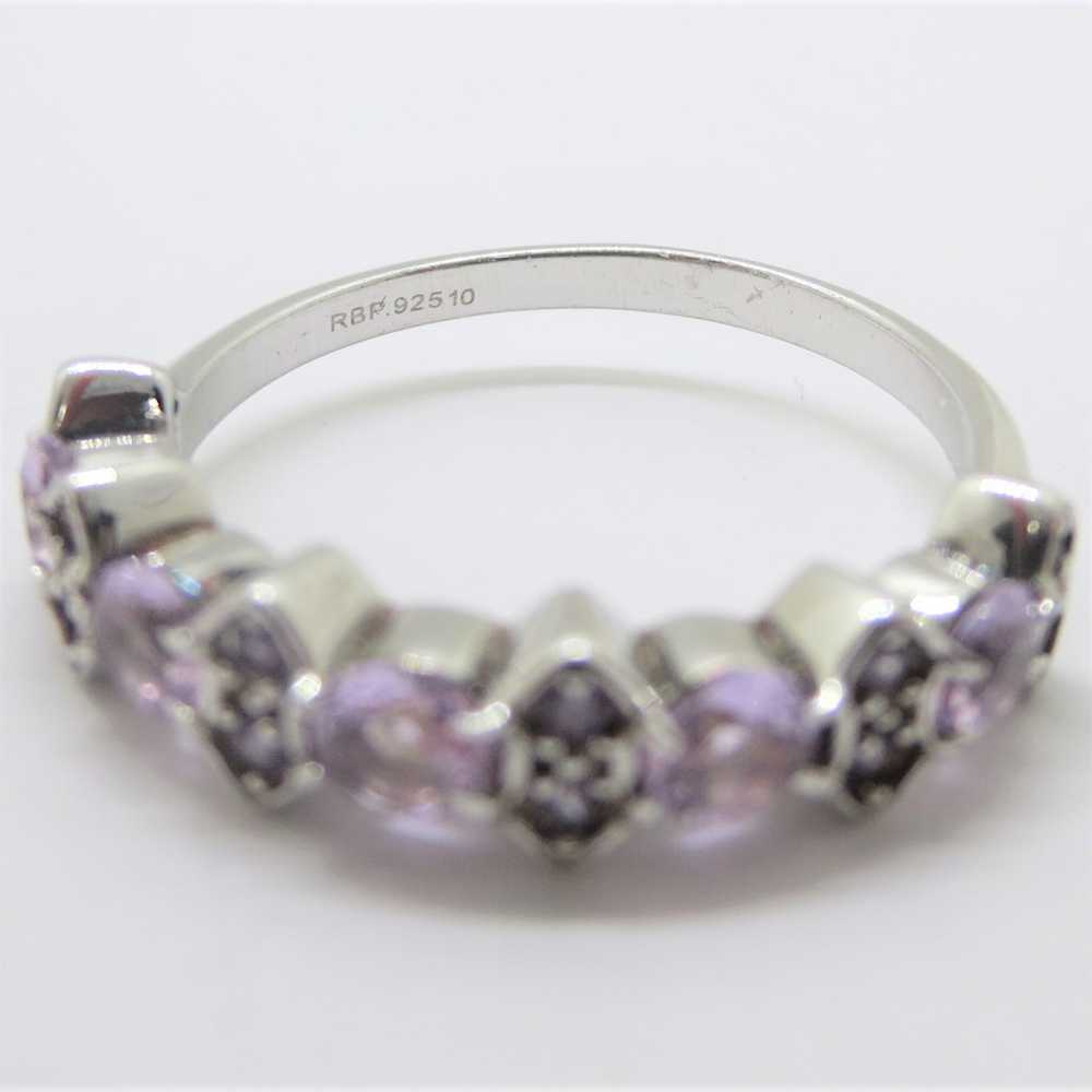 Bomb Party Lab Created Amethyst Sterling Silver R… - image 4