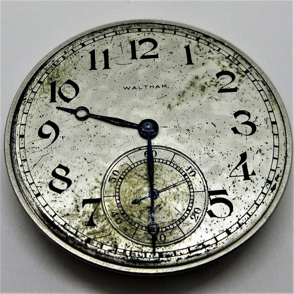 Lot of 4 Pocket Movements Watches Parts Only - image 5