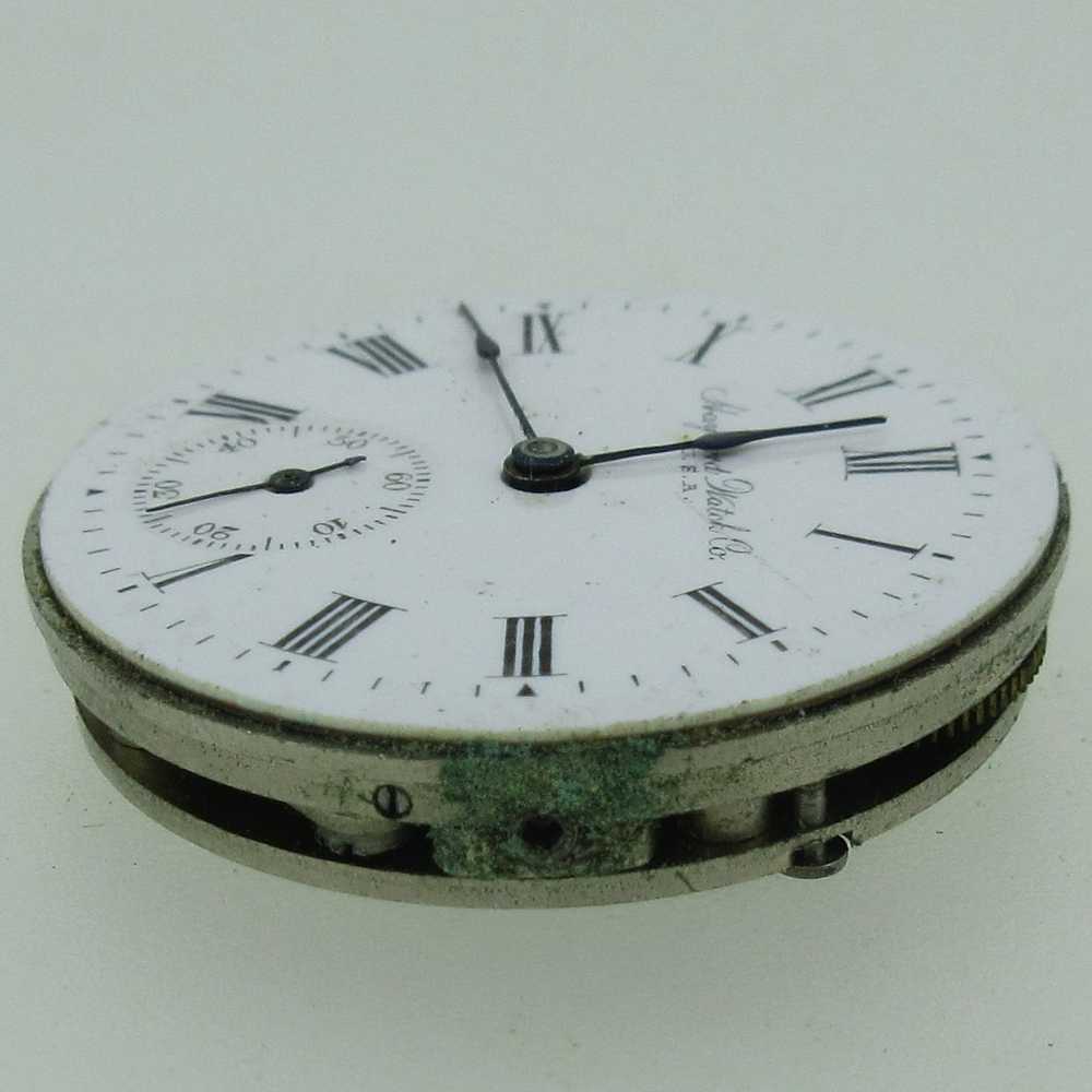 Antique Hayward Watch Co. 0s 15J Movement and Dia… - image 2