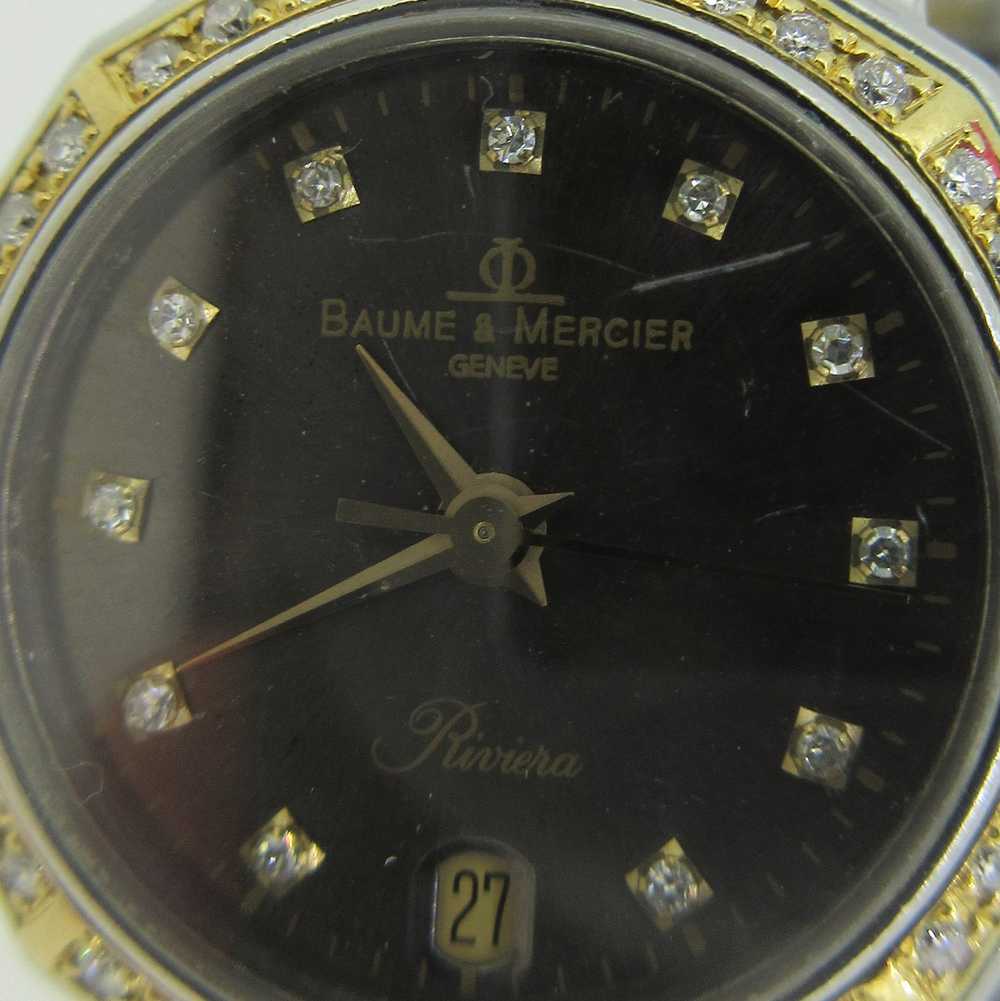 Ladies Baume and Mercier Geneve Riviera Stainless… - image 8