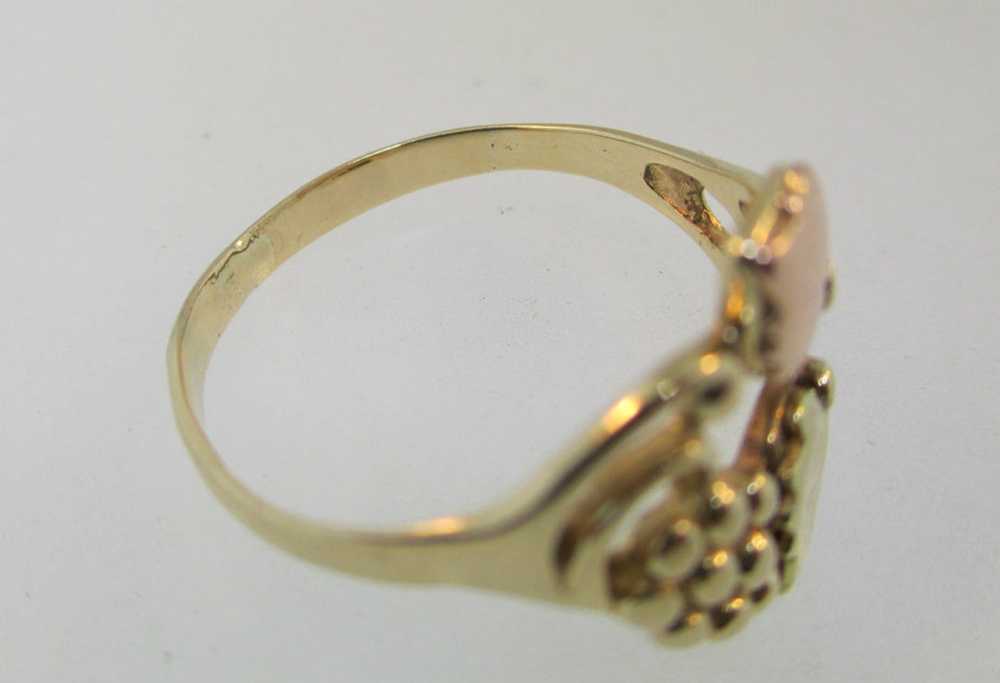 10k Black Hills Gold Ring Size 8 1/2 * - image 2