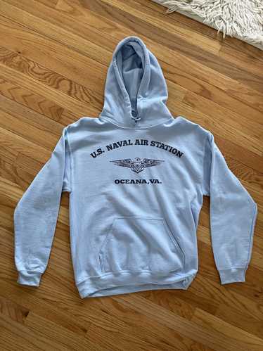 Gildan Vintage Style Naval Station Hoodie