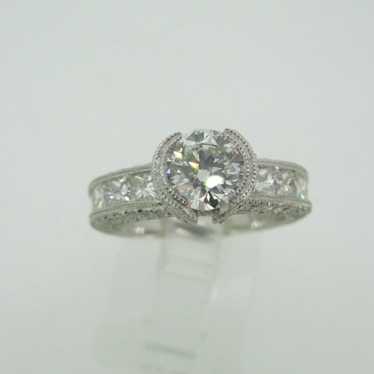 Stardust Platinum .91ct Round Brilliant Cut Diamon