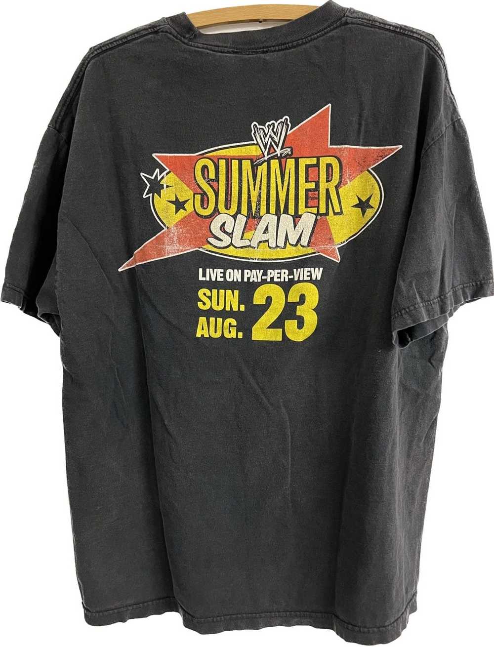 Wwe 2009 WWE Crew SummerSlam Event T-Shirt Men’s … - image 1