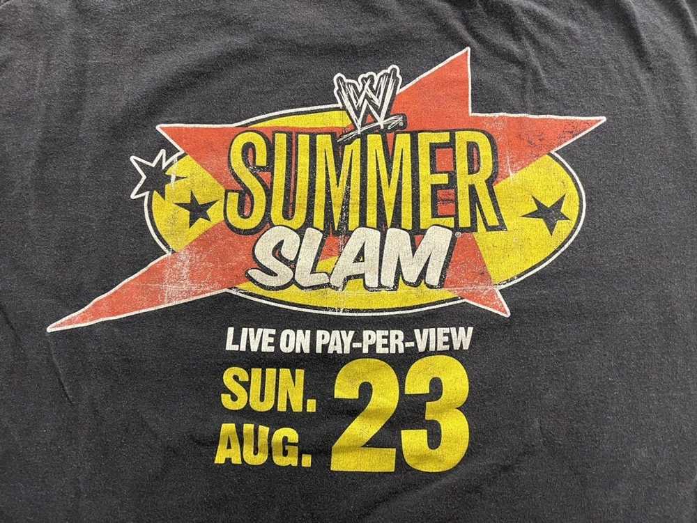 Wwe 2009 WWE Crew SummerSlam Event T-Shirt Men’s … - image 5