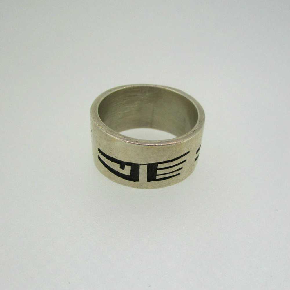 Sterling Silver Native Claw Design Mens Ring Size… - image 1