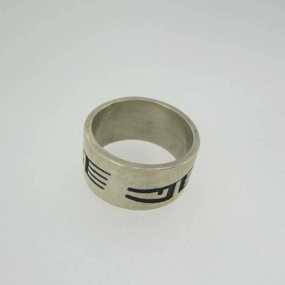 Sterling Silver Native Claw Design Mens Ring Size… - image 2