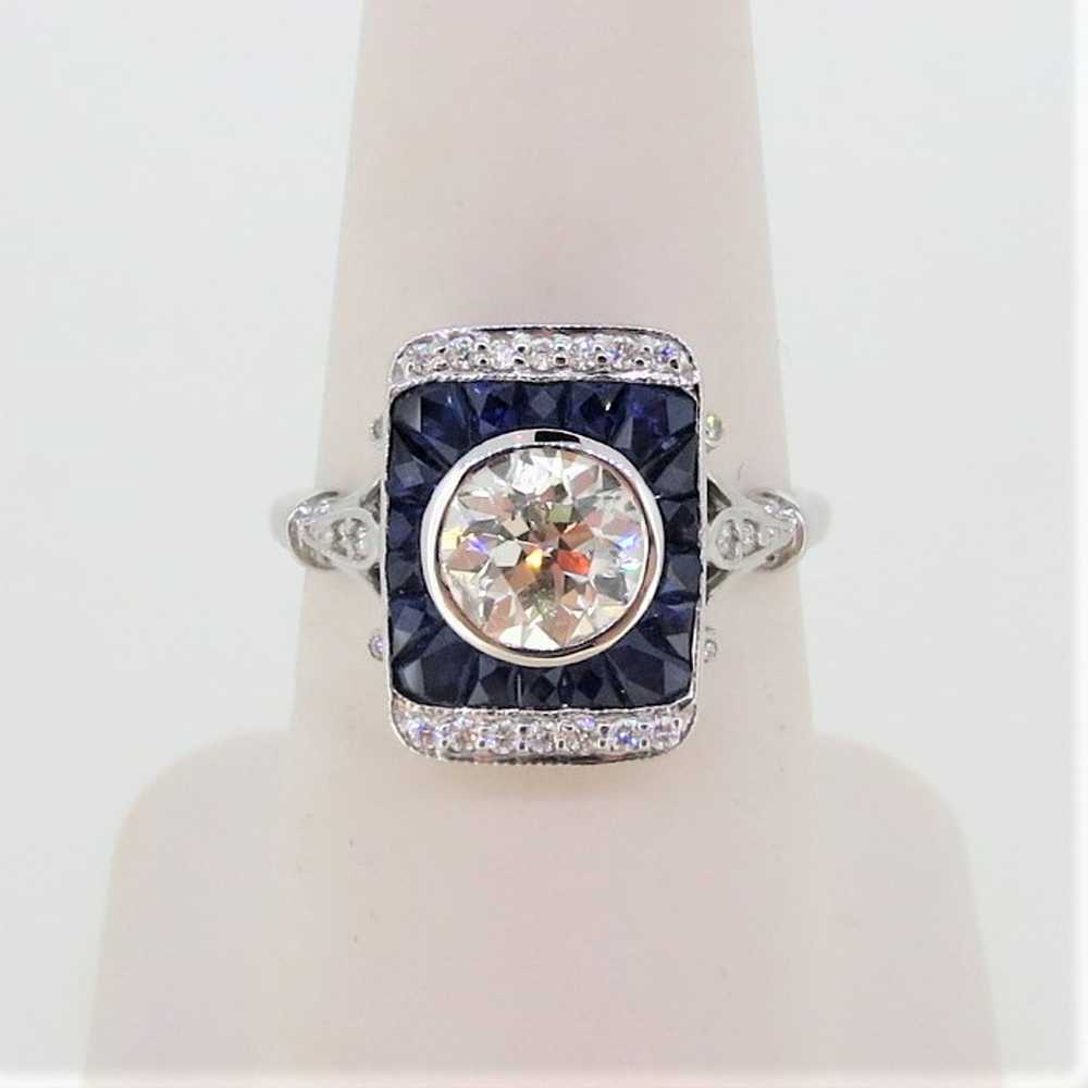 Aristocrat 18K W Gold 1.03 Euro Cut Diamond Vinta… - image 7