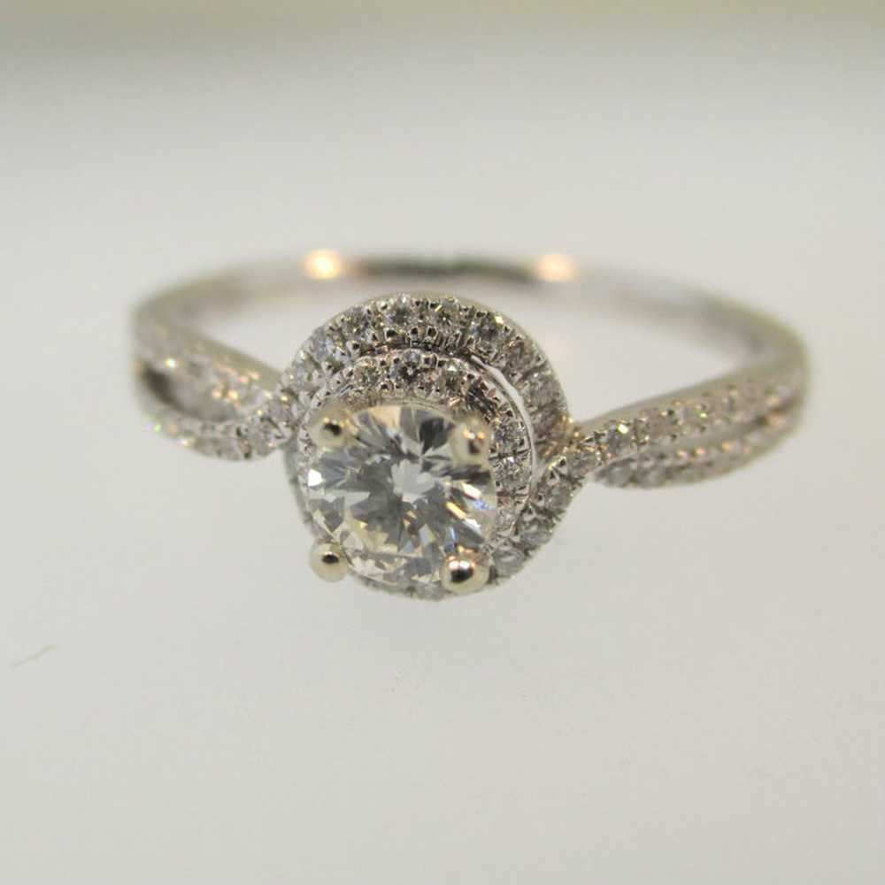 14k White Gold .25ct Round Brilliant Cut Diamond … - image 10