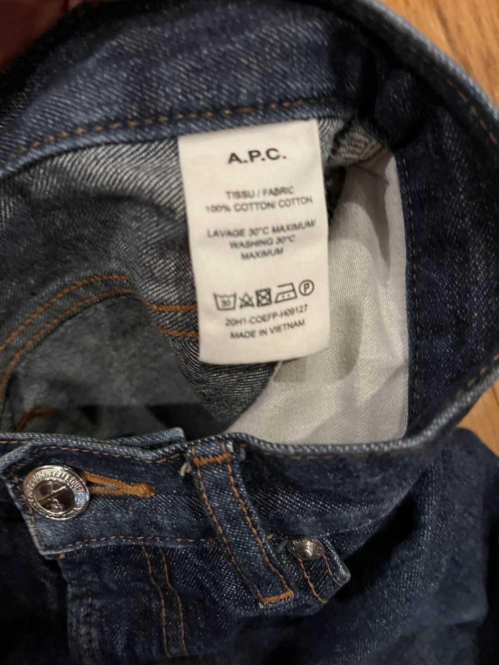 A.P.C. A.P.C. Indigo Rudie Cut-Off Jeans - image 4
