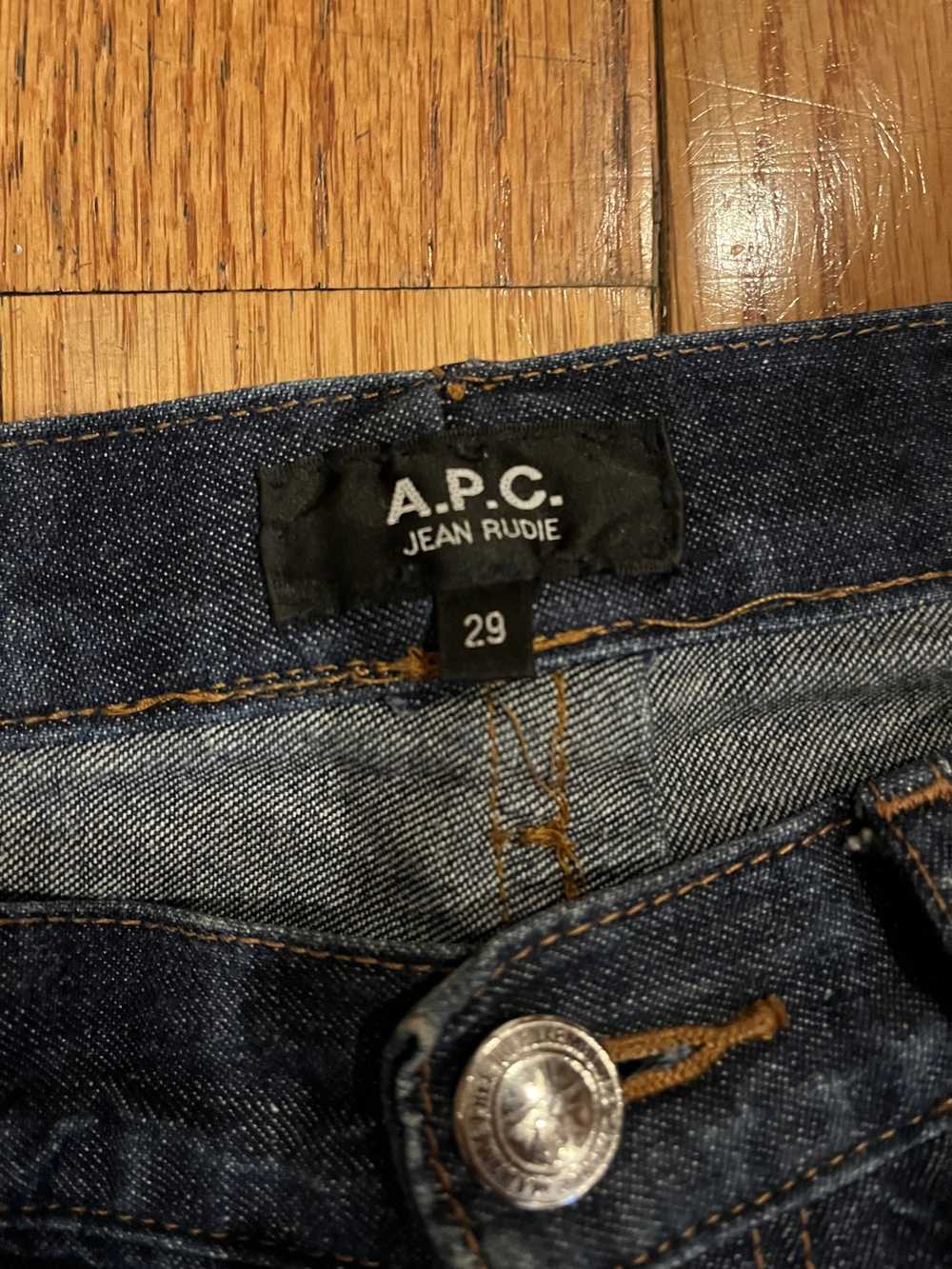A.P.C. A.P.C. Indigo Rudie Cut-Off Jeans - image 5