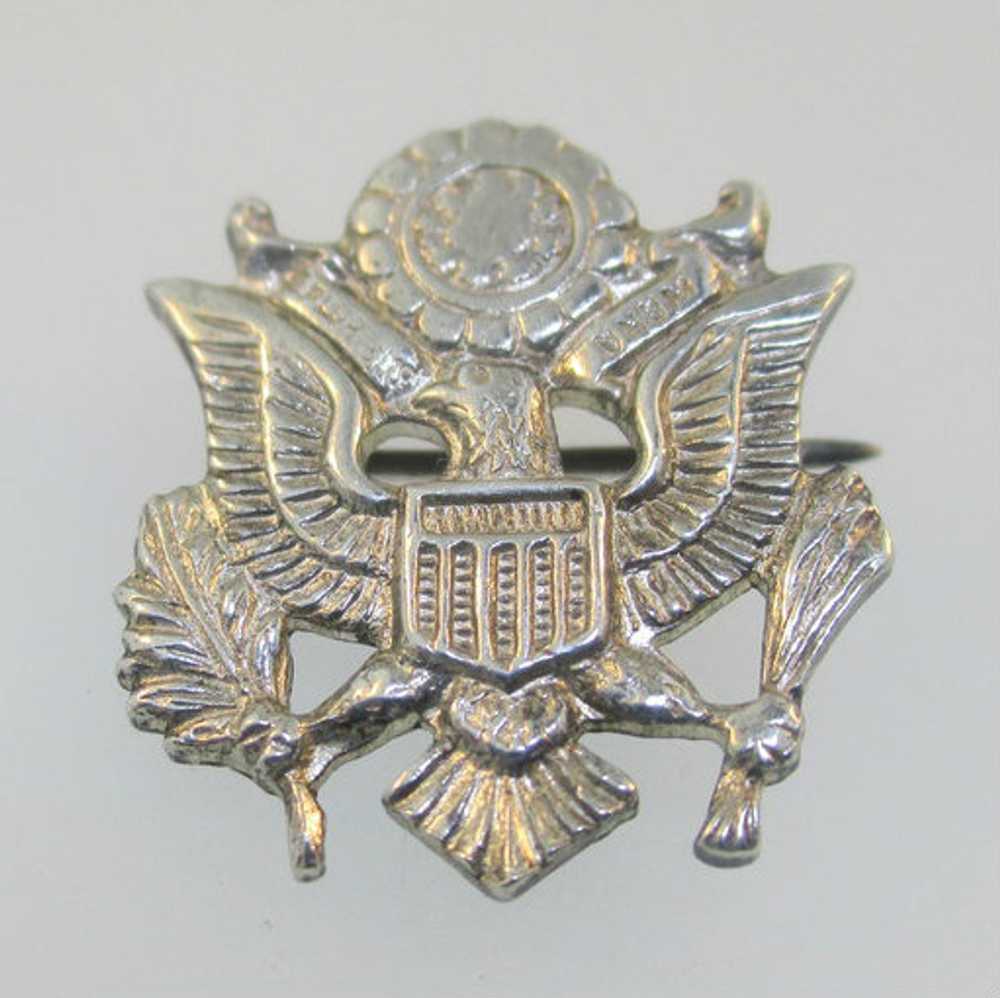 Sterling Silver United States of America Seal Pin - image 1
