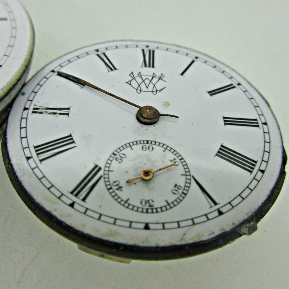 Lot of Three Antique Swiss Pocket Watch Movements… - image 7