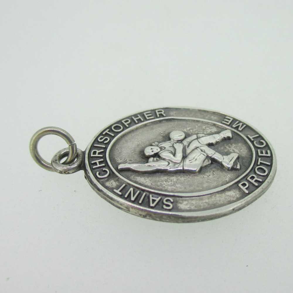 Sterling Silver Catholic Religious Miraculous Med… - image 3