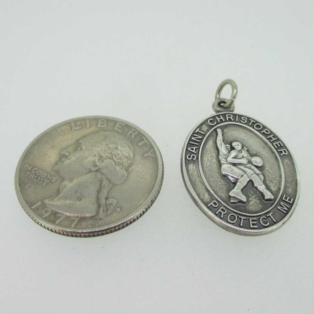 Sterling Silver Catholic Religious Miraculous Med… - image 5