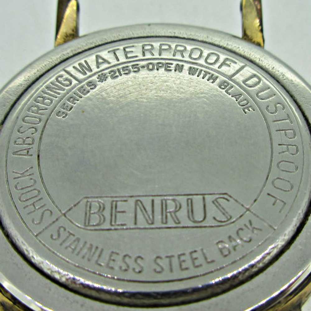 Vintage Benrus 21 Jewels Series 2155 Gold Plated … - image 8