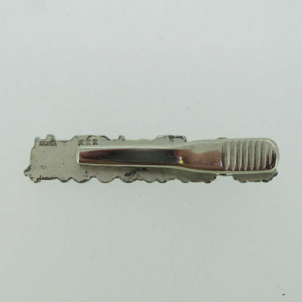 Sterling Silver Ishokuya Locomotive Train Tie Bar - image 2