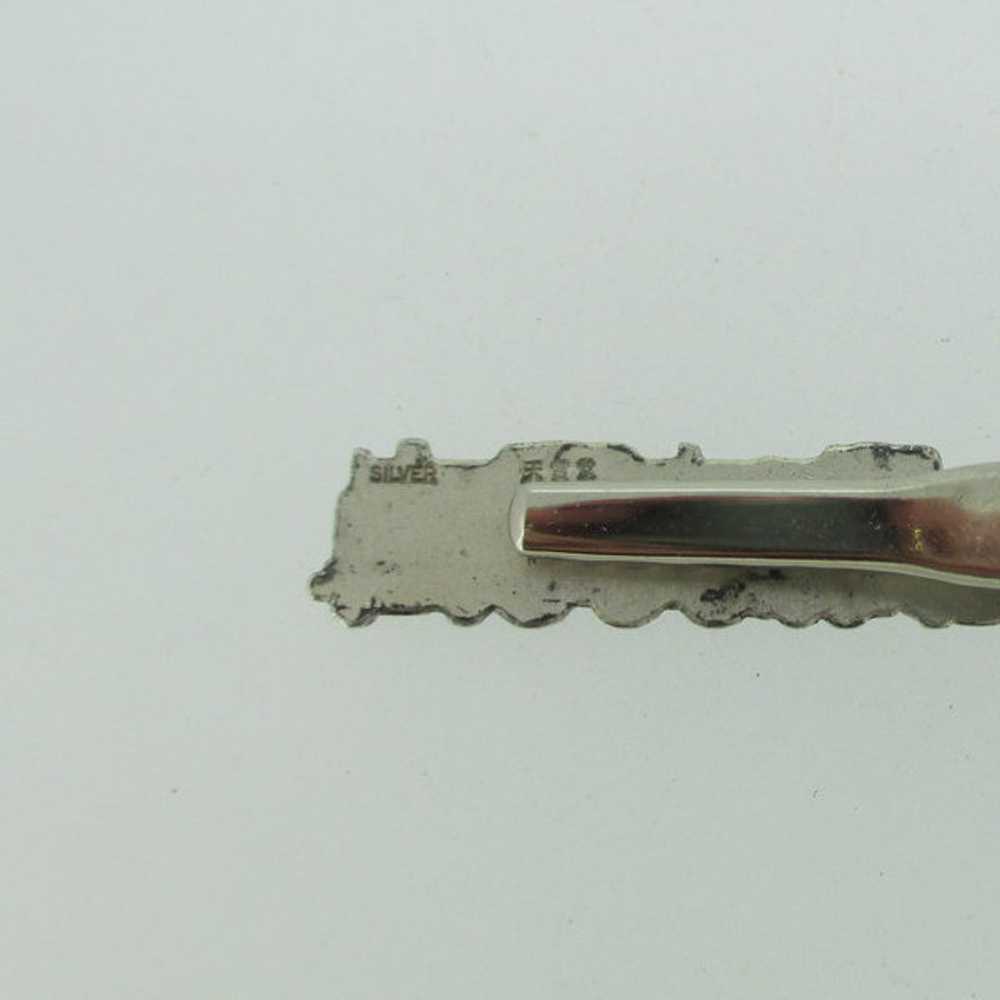 Sterling Silver Ishokuya Locomotive Train Tie Bar - image 4