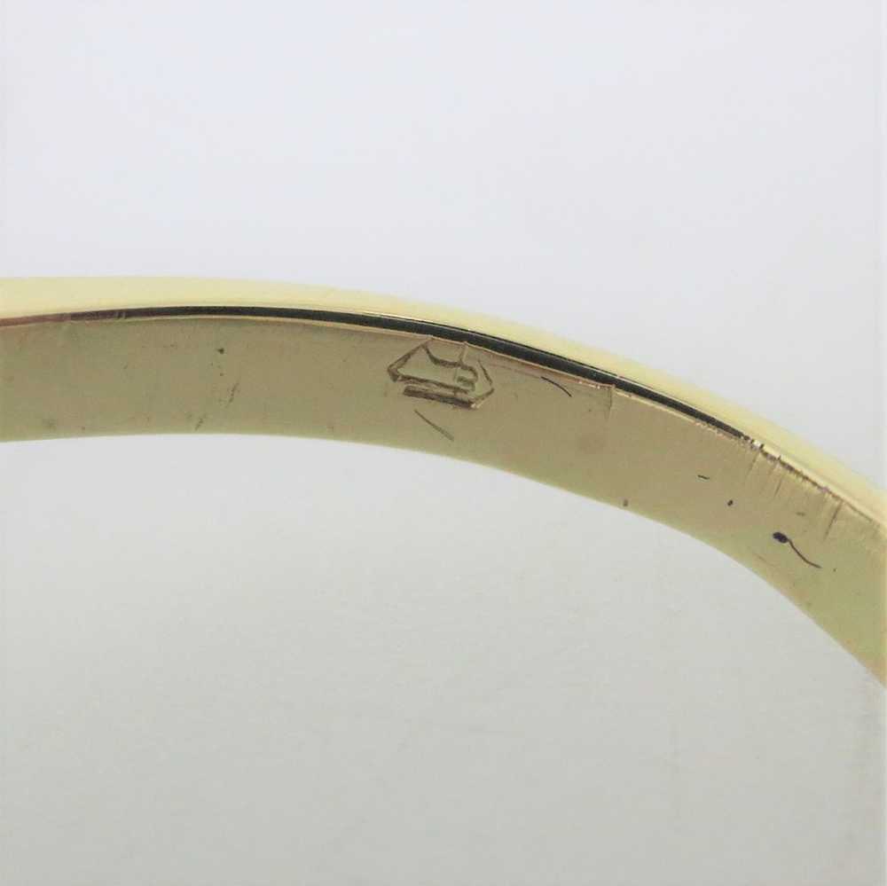 14k Y Gold Oval Fancy Cut AA Tanzanite & Diamond … - image 6