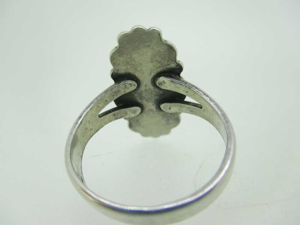 Bell Trading Post Turquoise Sterling Sliver Ring … - image 7