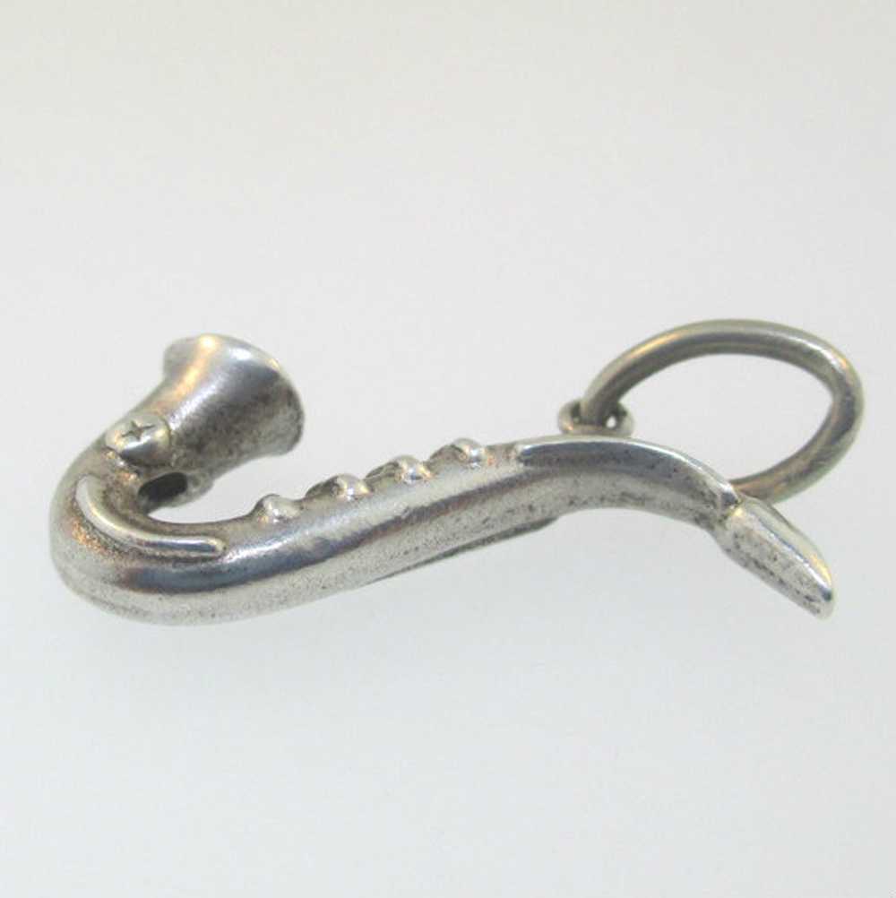 Sterling Silver Saxophone Charm - image 4