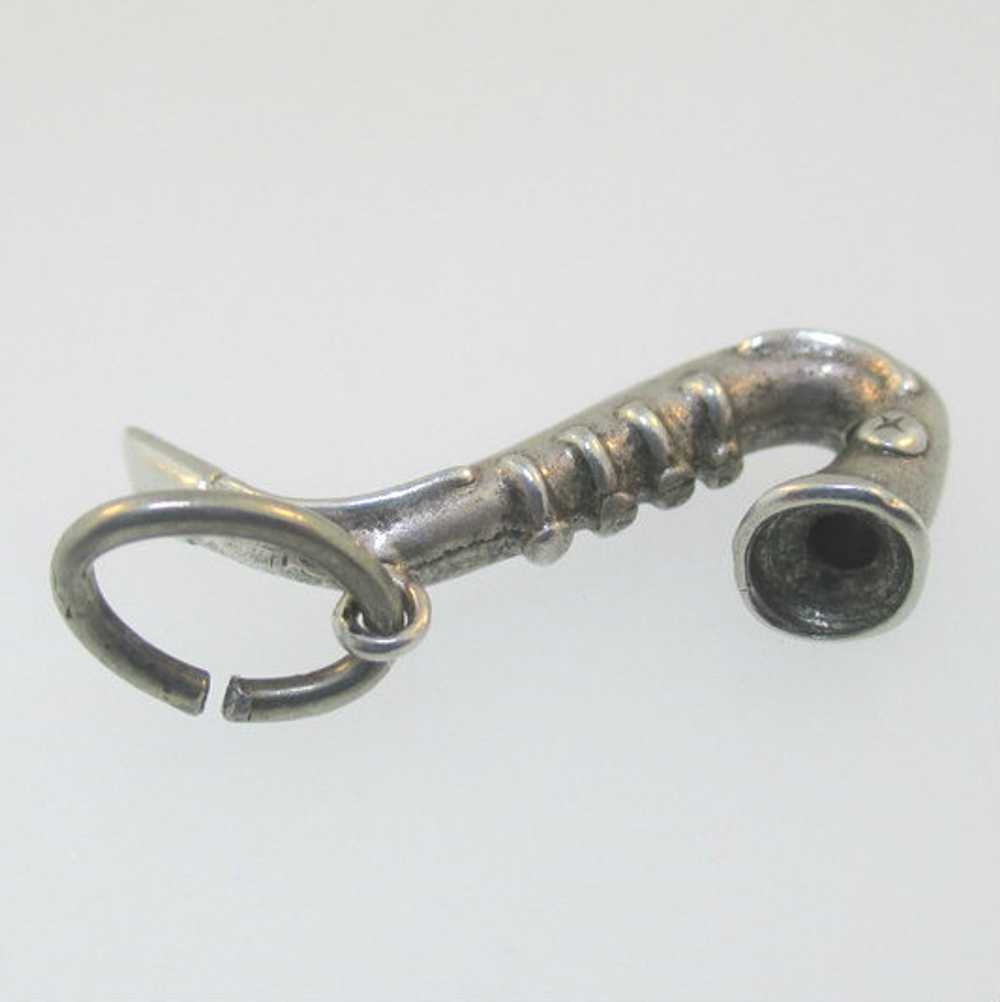 Sterling Silver Saxophone Charm - image 5