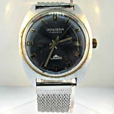 Vintage Jowissa Silver Tone 17 Jewels Watch - image 1