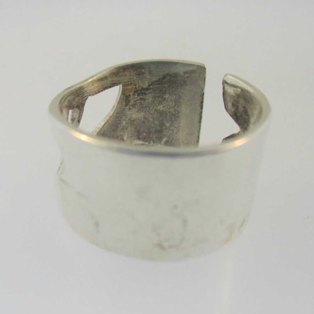 Sterling Silver Thunderbird Toe or Pinky Ring Siz… - image 2