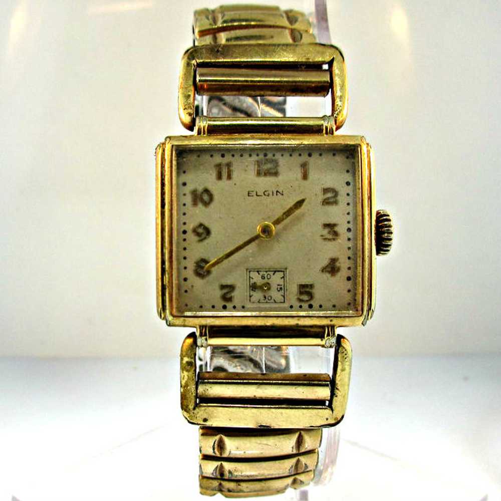 Vintage Elgin National Watch Co. Watch 10k Gold F… - image 1