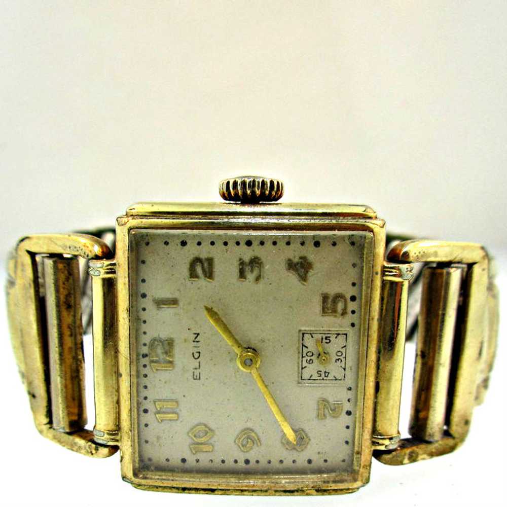 Vintage Elgin National Watch Co. Watch 10k Gold F… - image 5