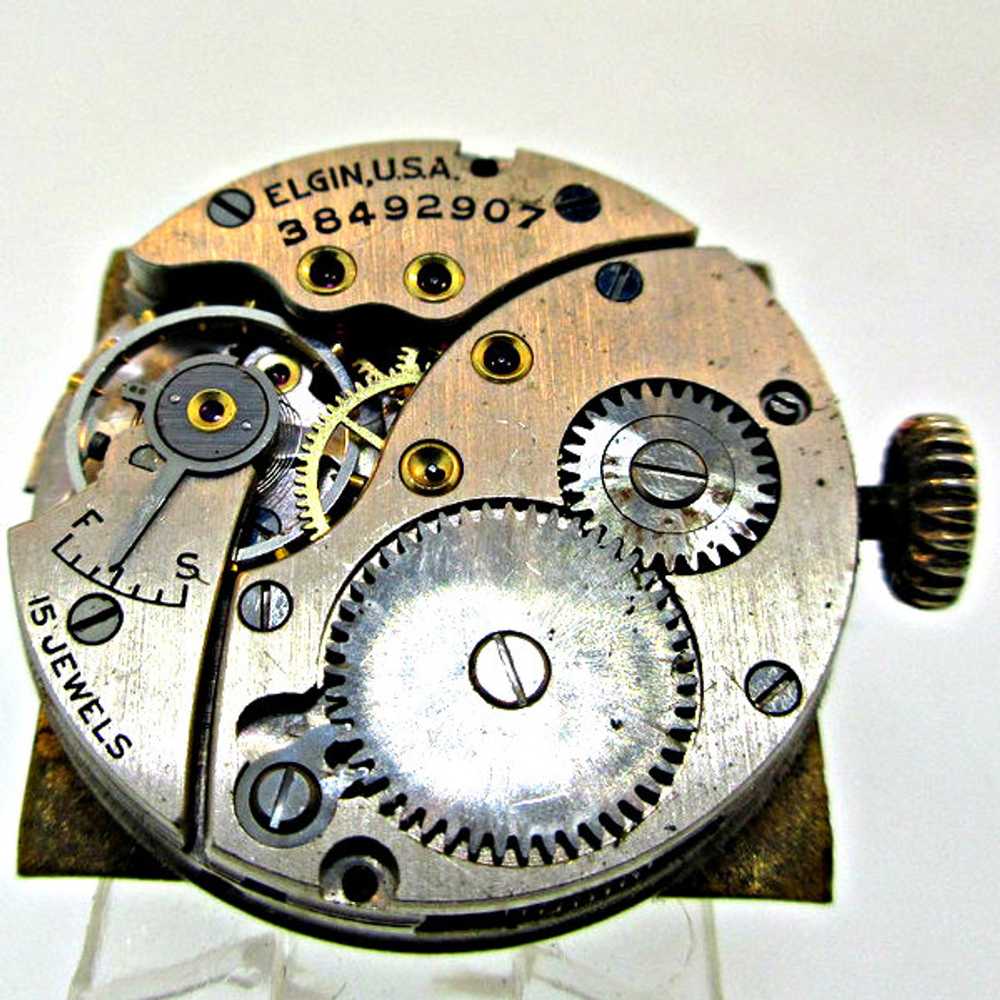 Vintage Elgin National Watch Co. Watch 10k Gold F… - image 9
