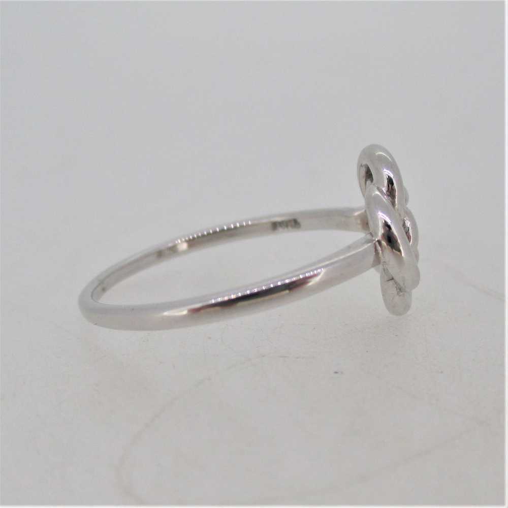 Sterling Silver Celtic Knot Ring Size 9 - image 4