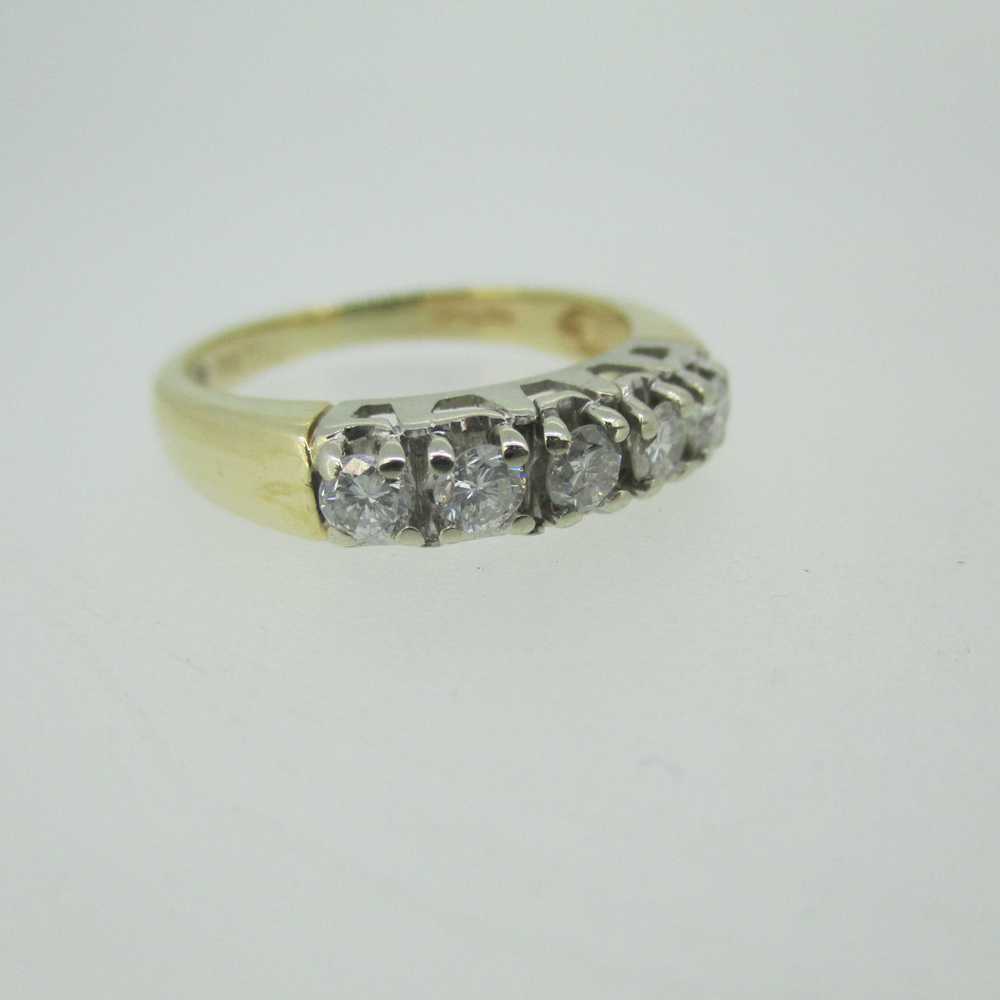 14k Yellow Gold Approx .48ct TW Round Brilliant C… - image 3