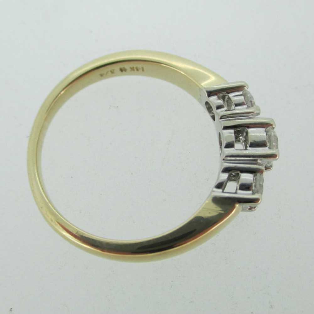 14k Yellow Gold Approx .75ct TW Round Brilliant C… - image 2