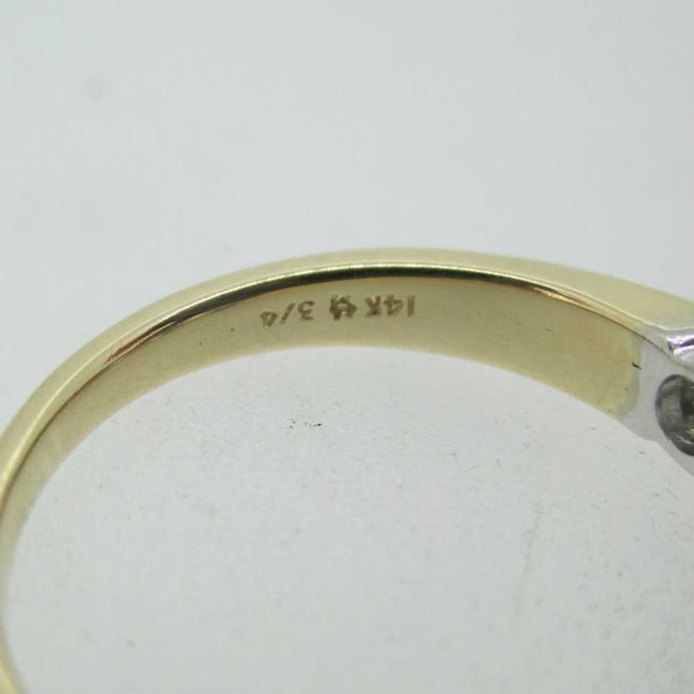 14k Yellow Gold Approx .75ct TW Round Brilliant C… - image 7
