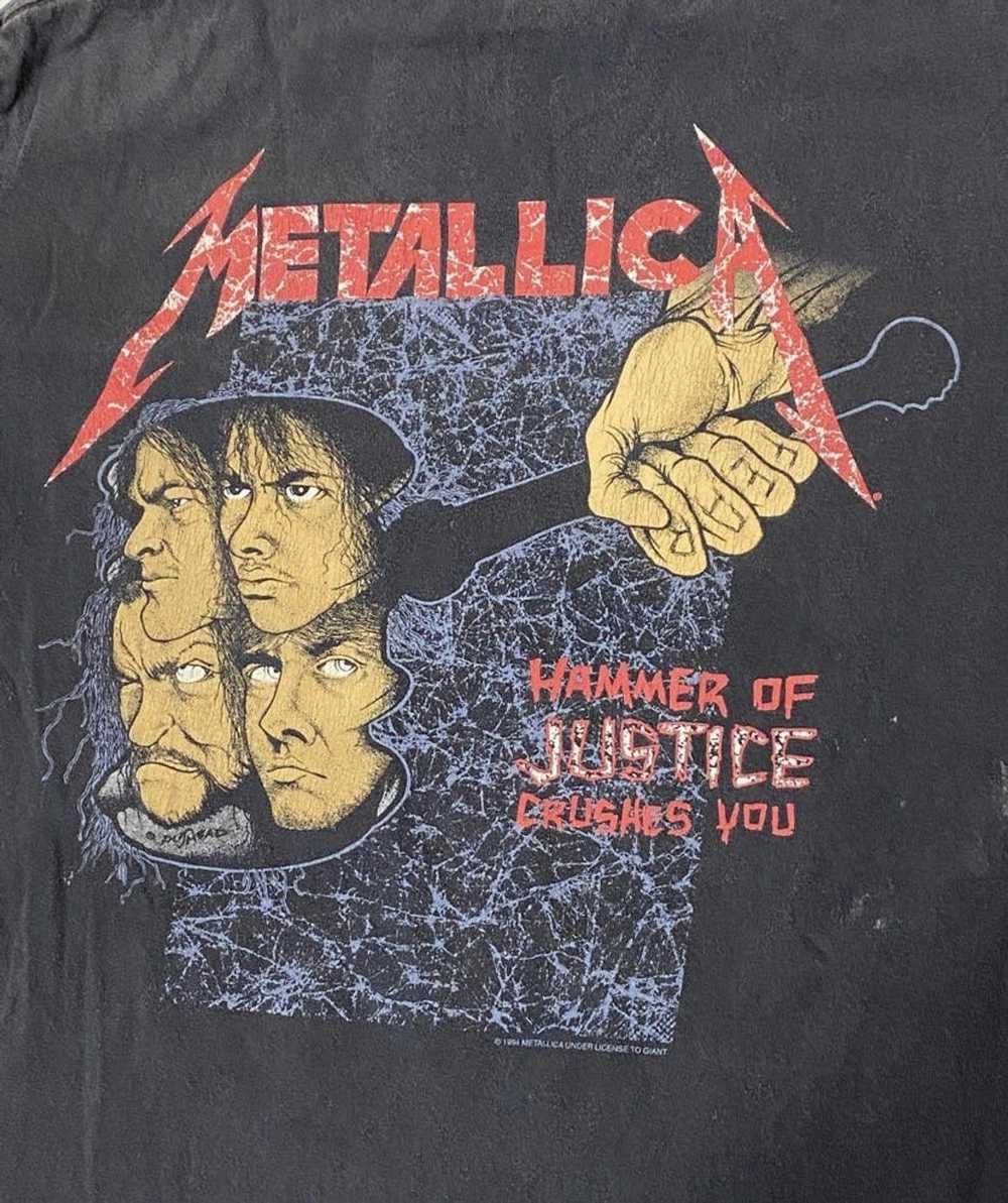 Vintage Metallica Vintage T Shirt 1994 And Justic… - image 6