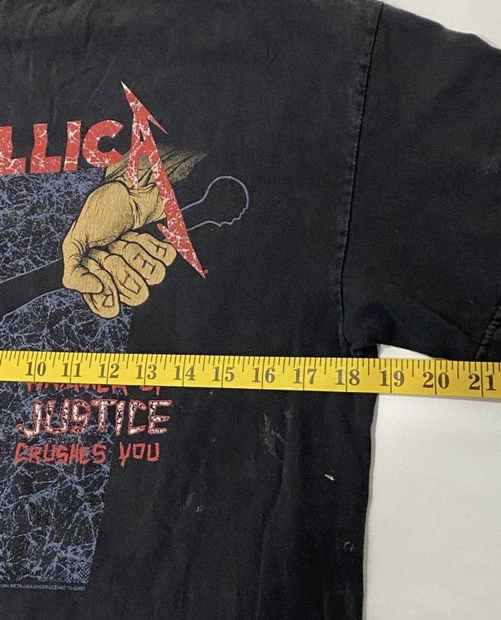 Vintage Metallica Vintage T Shirt 1994 And Justic… - image 7