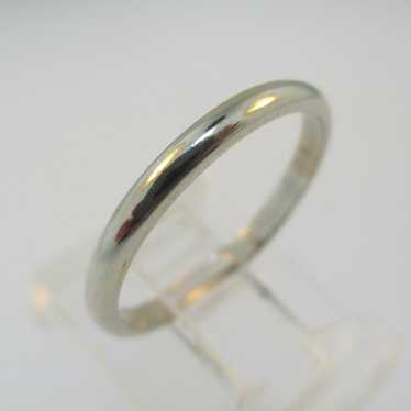 14k White Gold Frederick Goldman Thin Band Ring S… - image 1