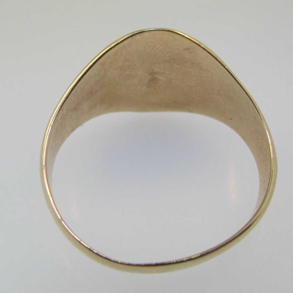 10k Yellow Gold Masonic Ring 8 1/2 - image 4