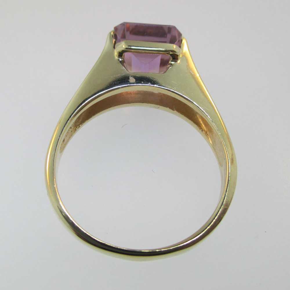 10k Yellow Gold Ametrine Ring Size 7 - image 3