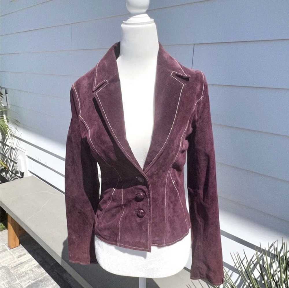 Vintage × Wilsons Leather Vintage 70's purple sue… - image 2
