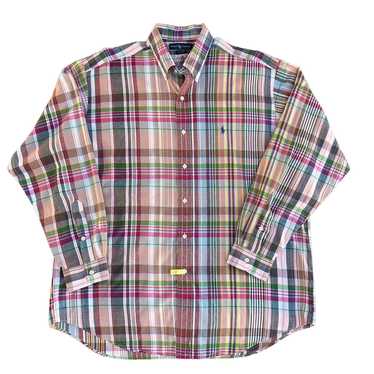 Polo ralph lauren Madras shirt XL - image 1