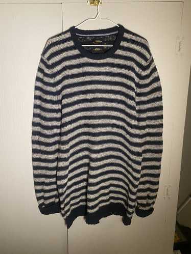 Urban Outfitters Navy/Grey striped oversized sweat