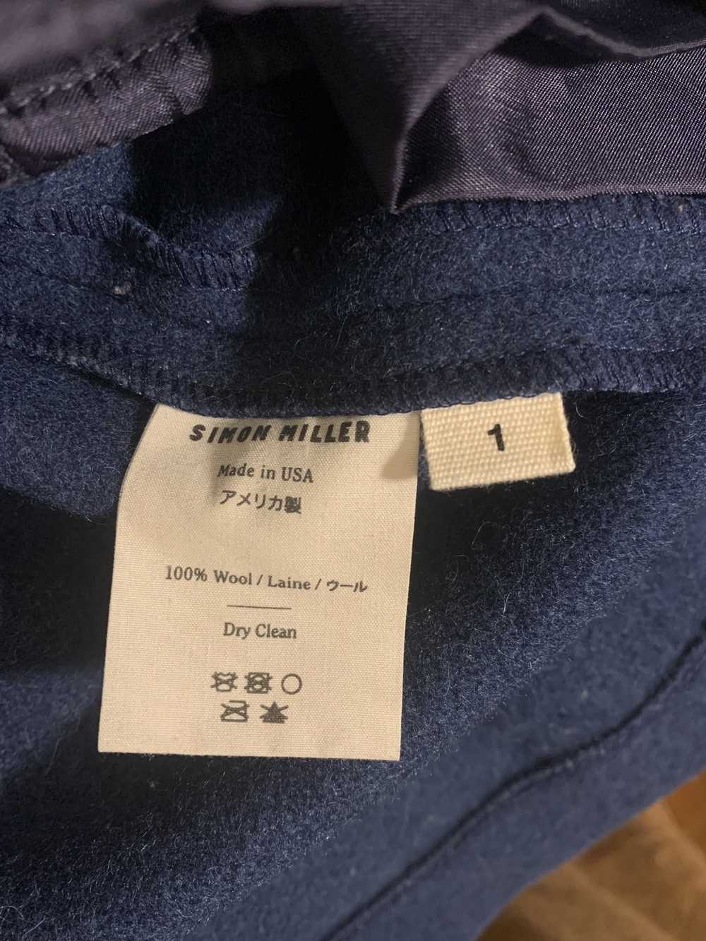 Simon Miller Simon Miller Navy Wool Shirt Jacket - image 6