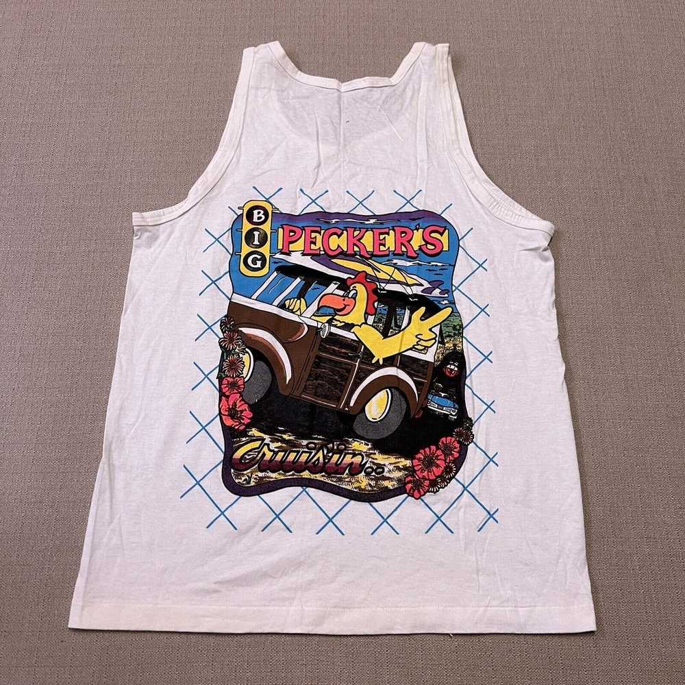 Anvil Vintage 80s 90s Big Peckers Cruisin Tank To… - image 2