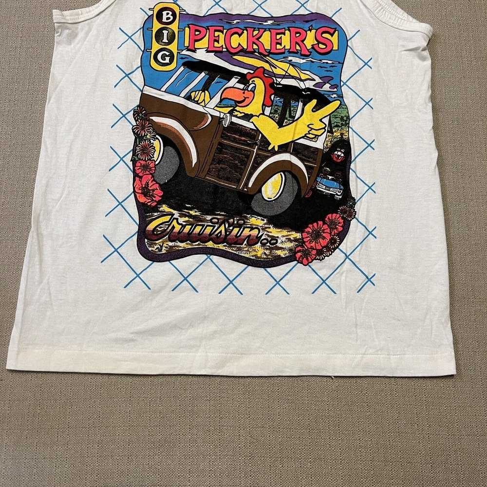 Anvil Vintage 80s 90s Big Peckers Cruisin Tank To… - image 8