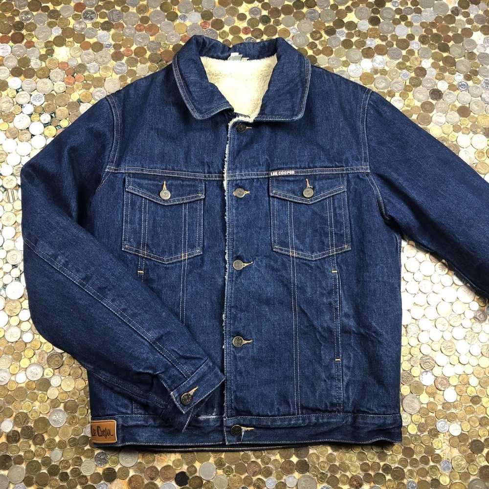 Vintage Lee Cooper Vintage Denim Jacket with flee… - image 1