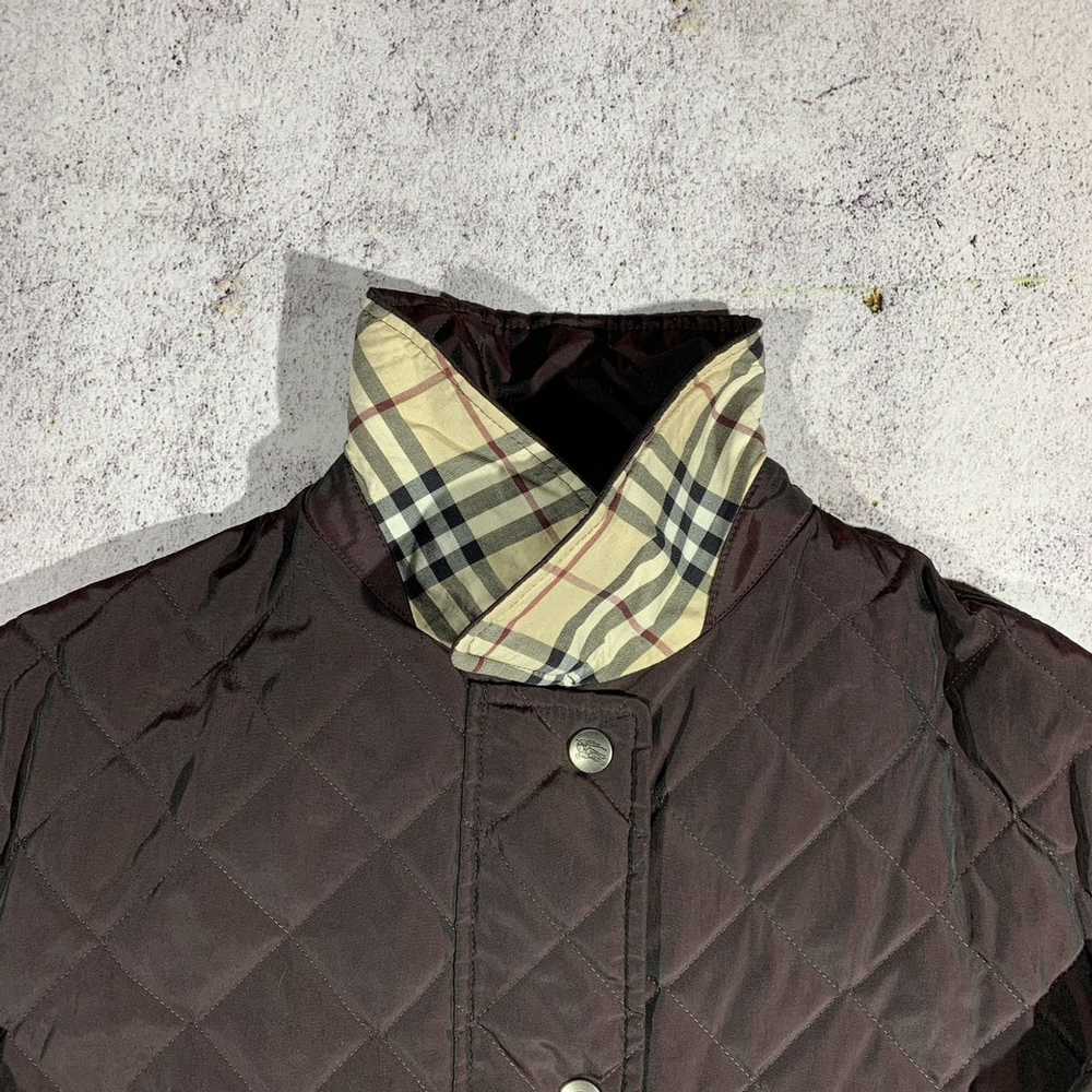 Burberry × Vintage Vintage Burberry Nova Check Qu… - image 2