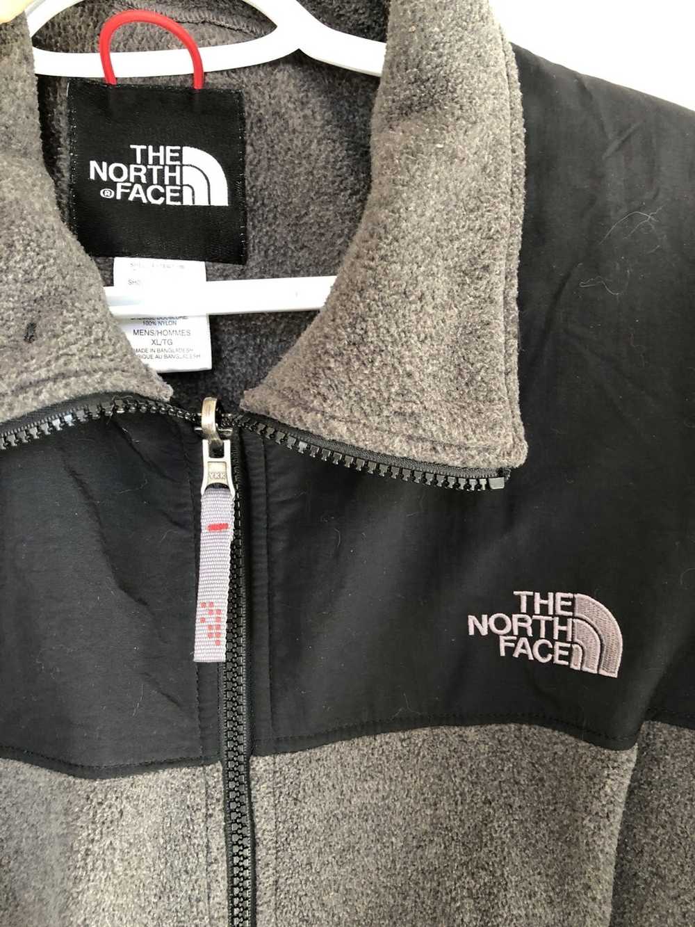 The North Face black/grey fleece jacket - image 2